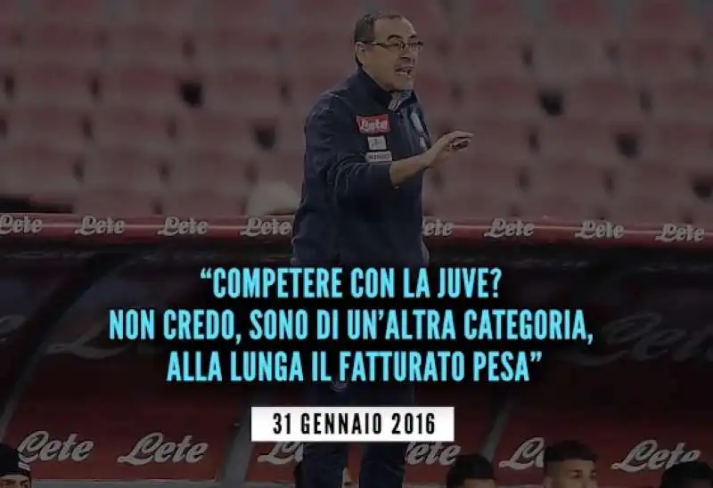 le frasi di maurizio sarri contro la juventus 7