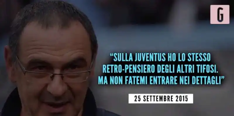 le frasi di maurizio sarri contro la juventus 9