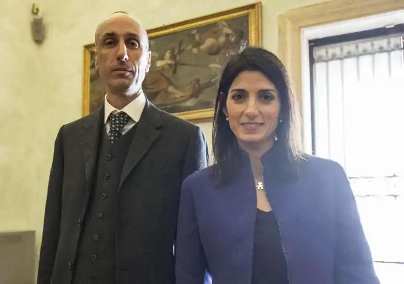 luca lanzalone virginia raggi foto lapresse 3