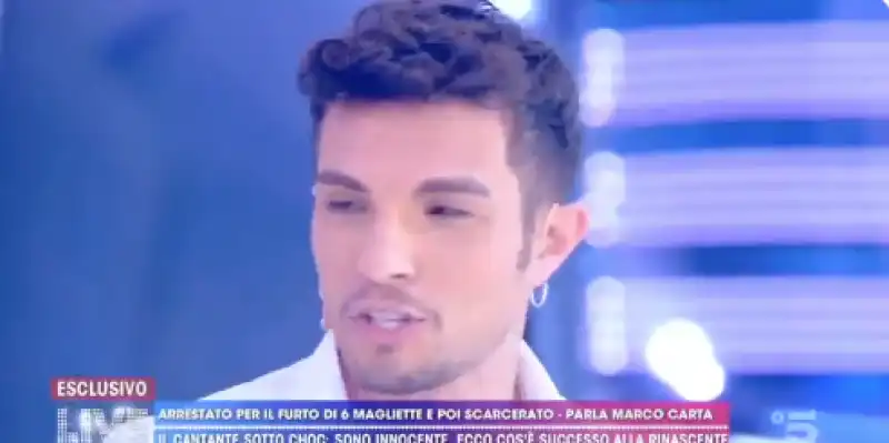 marco carta dalla d'urso