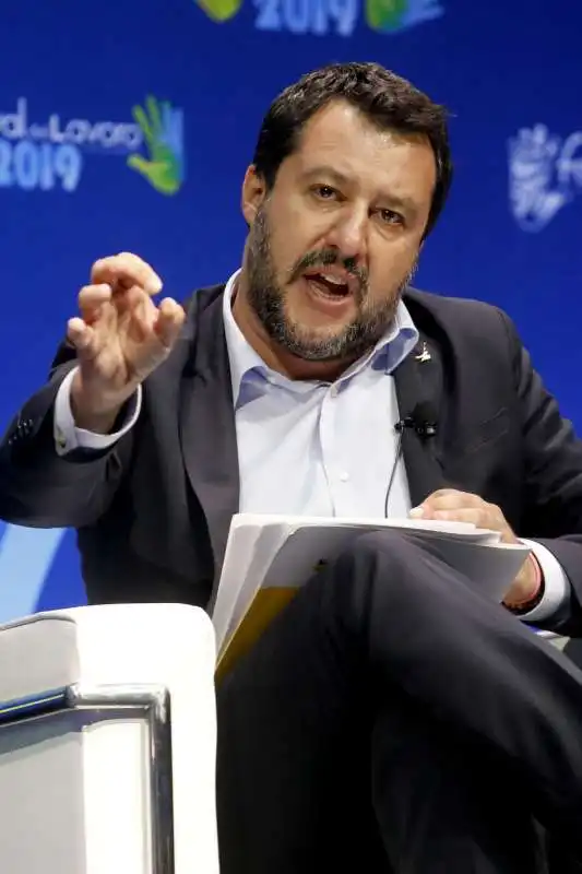 matteo salvini al festival del lavoro 1