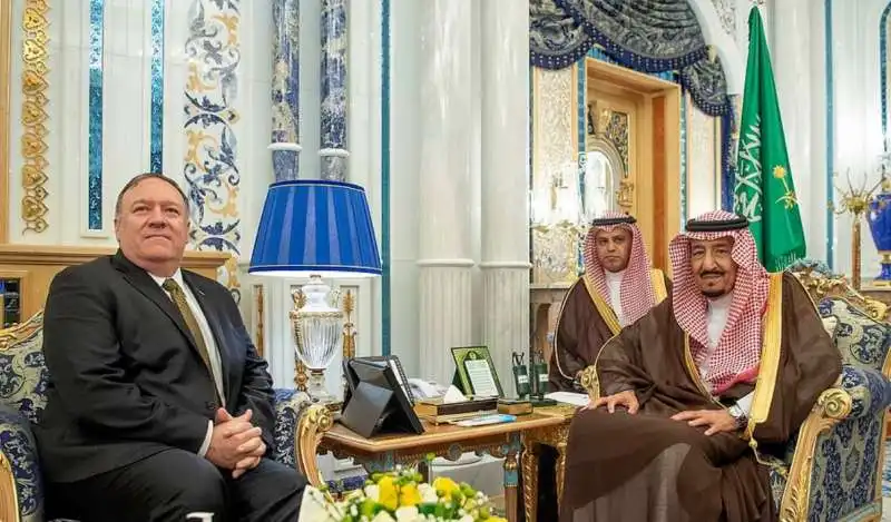 mike pompeo e salman bin abdulaziz al saud 1