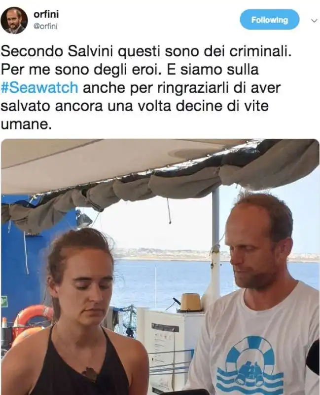 orfini sulla sea watch