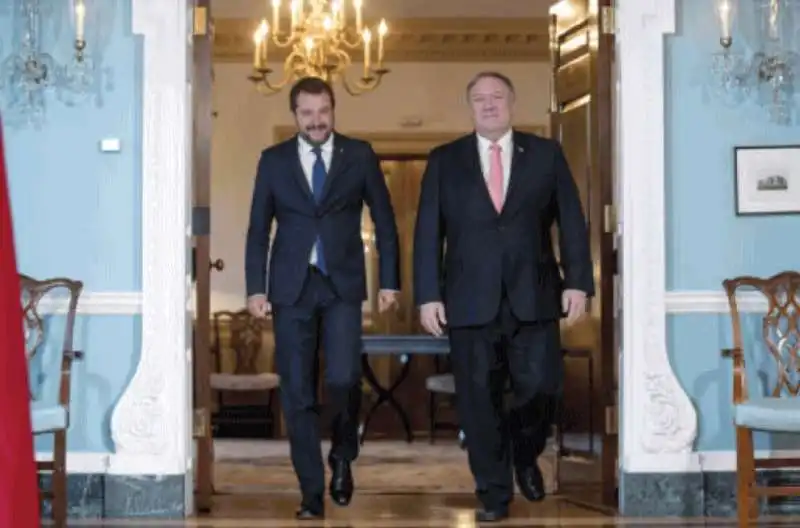 SALVINI E MIKE POMPEO 