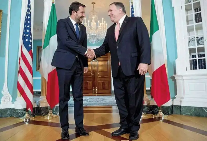 SALVINI E MIKE POMPEO    