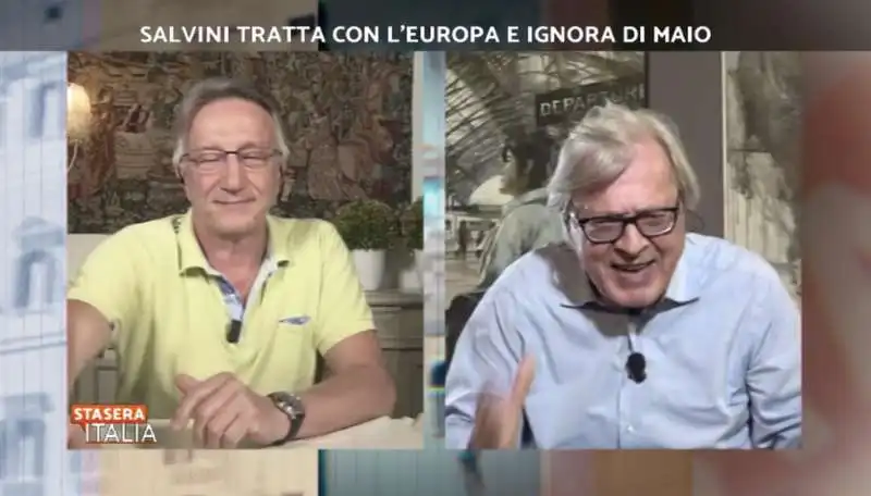 sgarbi vs boldrin a stasera italia