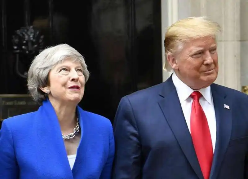 THERESA MAY DONALD TRUMP