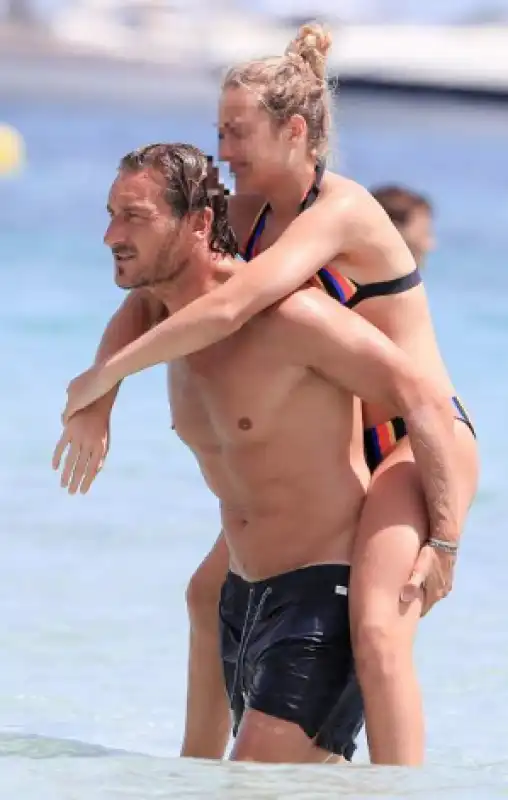 totti e la figlia chanel