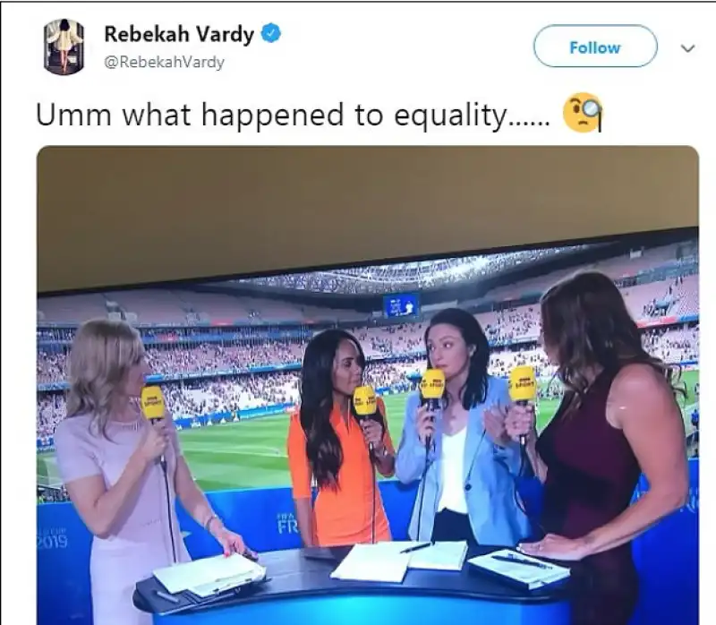 tweet rebekah vardy