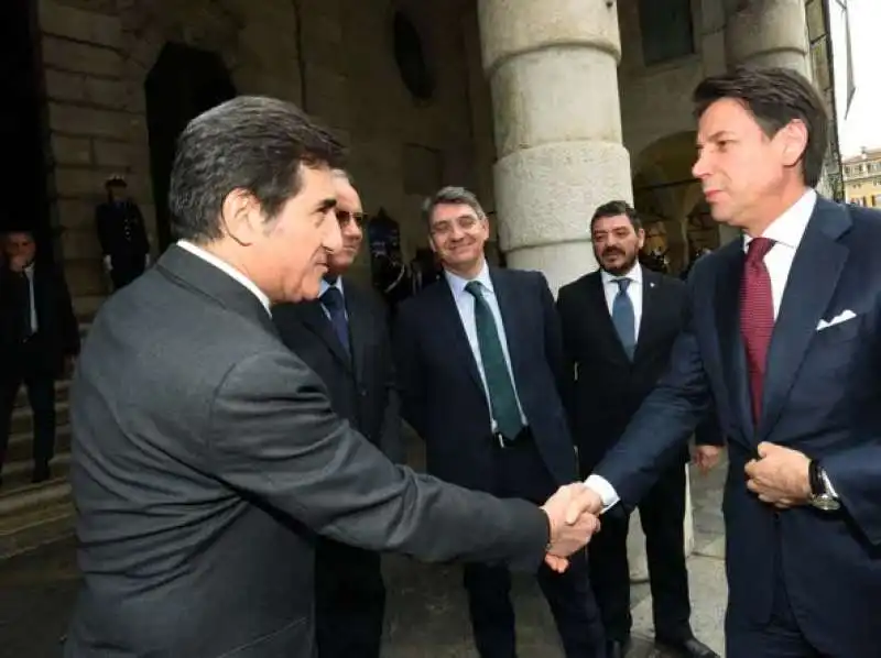 URBANO CAIRO E GIUSEPPE CONTE 