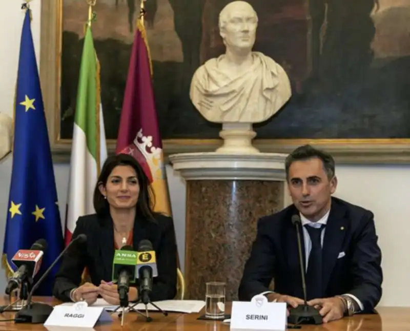 virginia raggi fabio serini 1