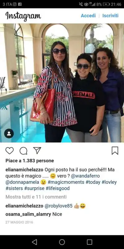 wanda ferro con pamela perricciolo e eliana michelazzo  5