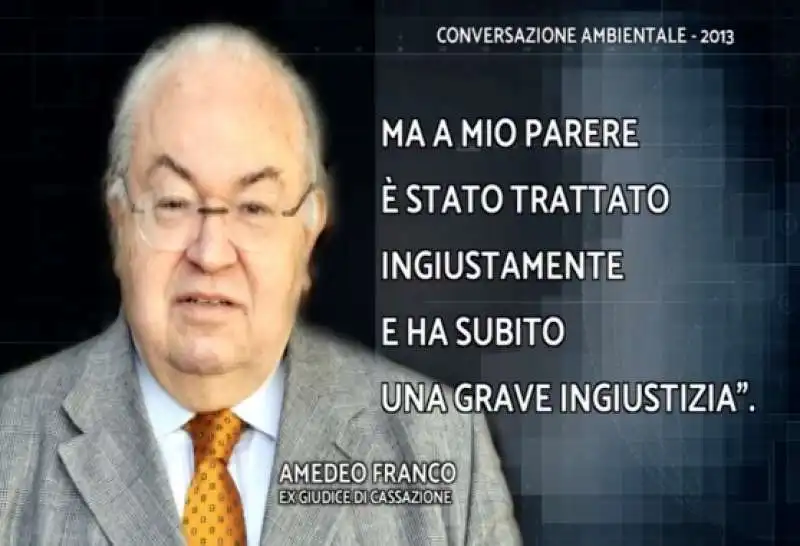 amedeo franco sulla condanna berlusconi  7