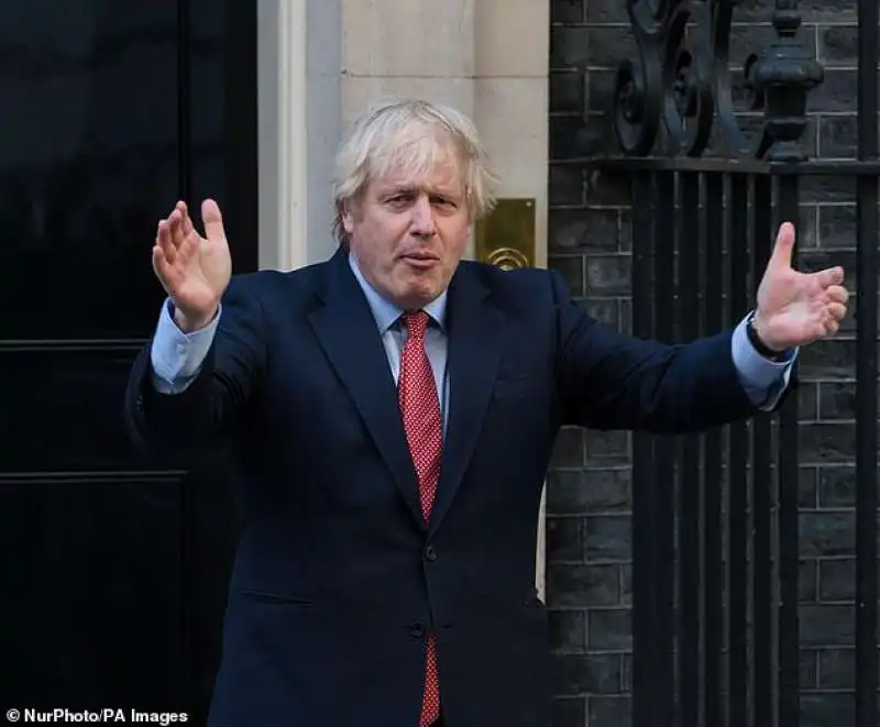 boris johnson accogliente