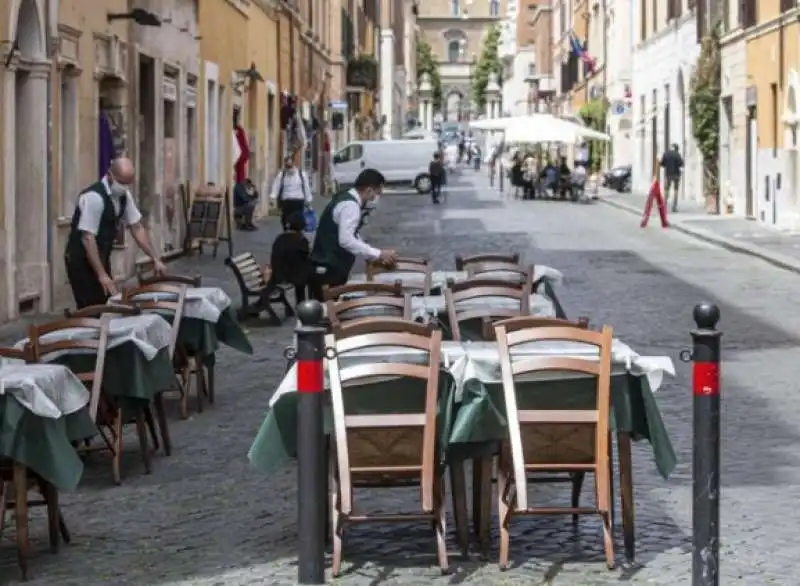 centro storico di roma deserto 6