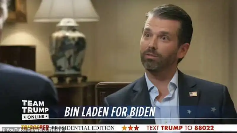 don jr intervista il padre