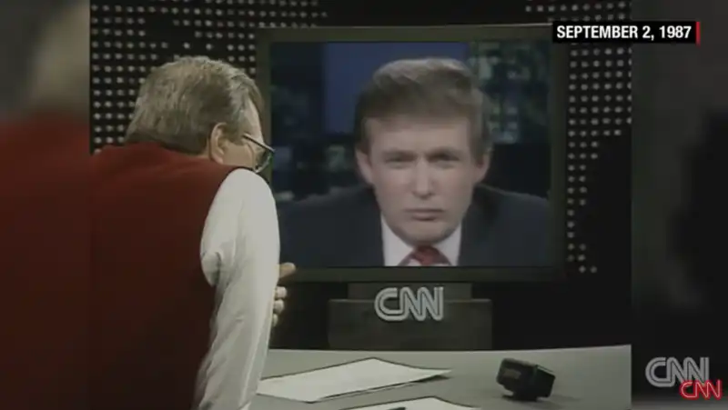 donald trump da larry king nel 1987 diceva non voglio fare il presidente