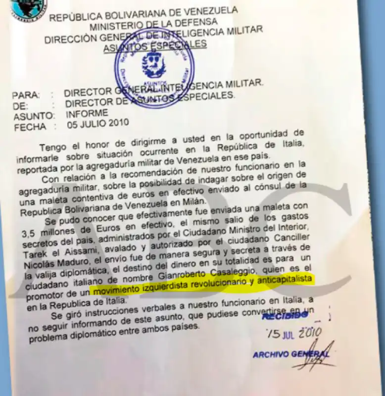 fondi del venezuela al m5s   il documento pubblicato da abc 