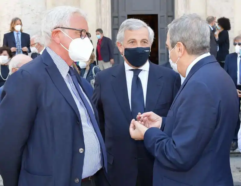 francesco cognetti   antonio tajani  maurizio gasparri  foto di bacco