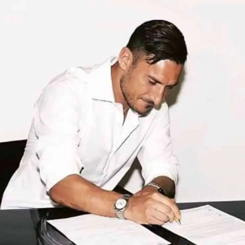 francesco totti e il suo amato rolex 2