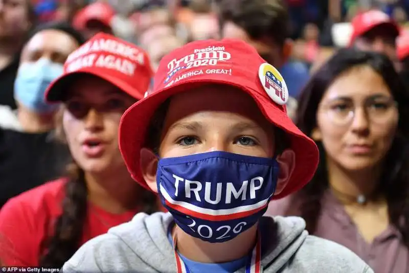 giovane supporter di trump a tulsa