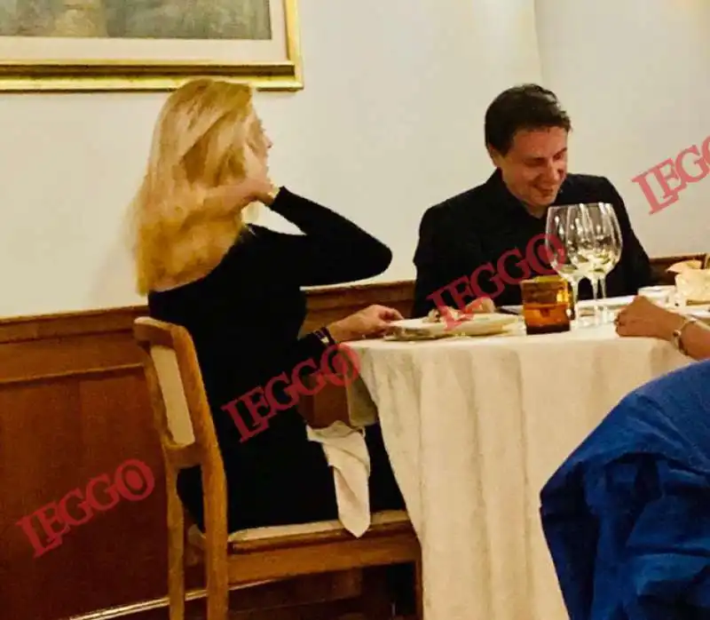 giuseppe conte olivia paladino a cena  4