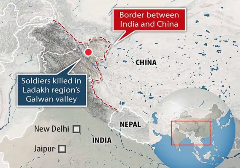 il confine conteso tra india e cina 2