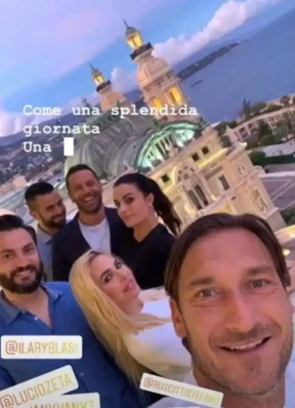 ilary e francesco totti a montecarlo 3