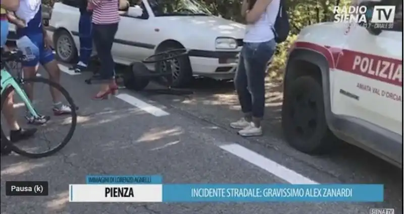 incidente di alex zanardi in val d'orcia 1