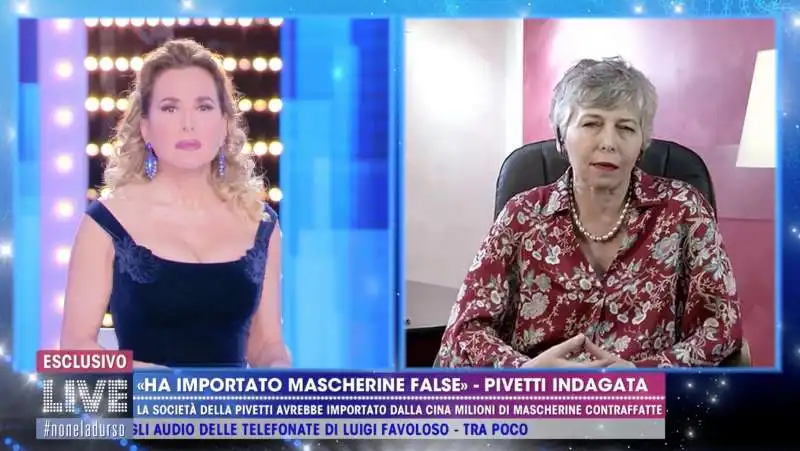 irene pivetti a live non e' la d'urso 3