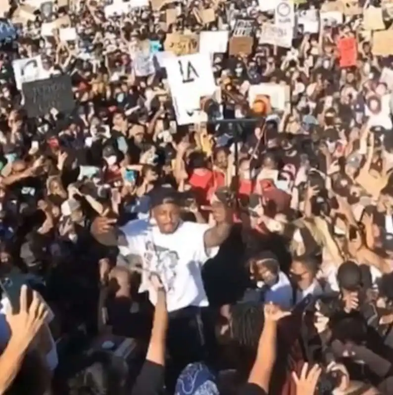 le proteste di los angeles per george floyd 5