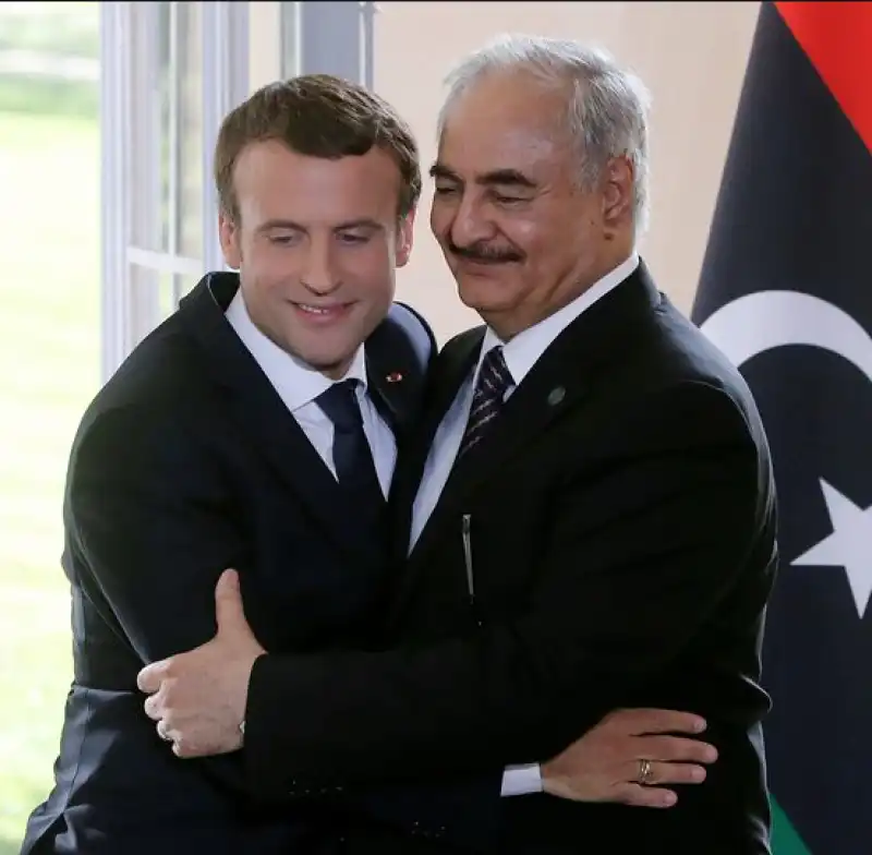 macron haftar