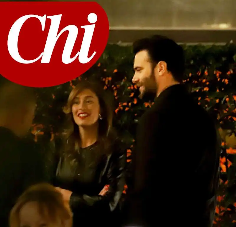 maria elena boschi a cena con giulio berruti