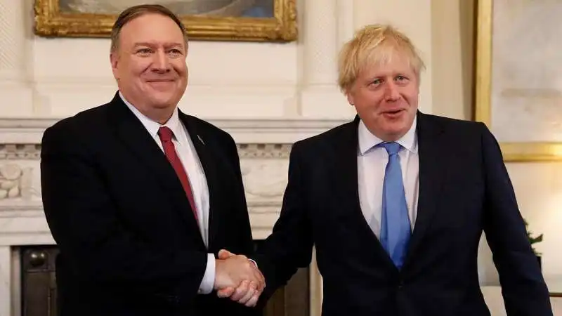 MIKE POMPEO BORIS JOHNSON