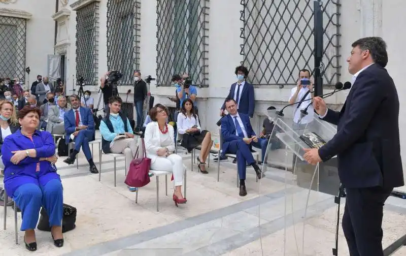 parlamentari e stampa alla presentazione libro di matteo renzi  foto di bacco (4)