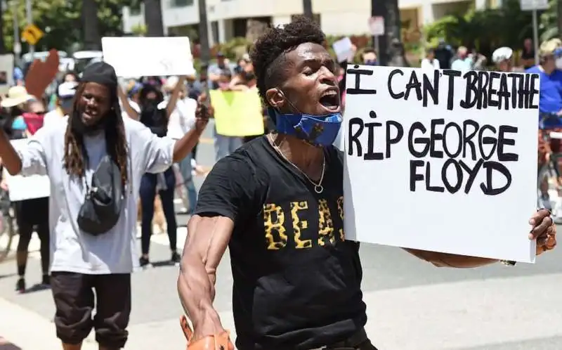 proteste in california per omicidio di george floyd 5