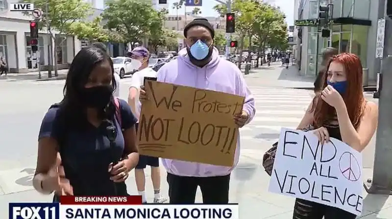 proteste in california per omicidio di george floyd 7