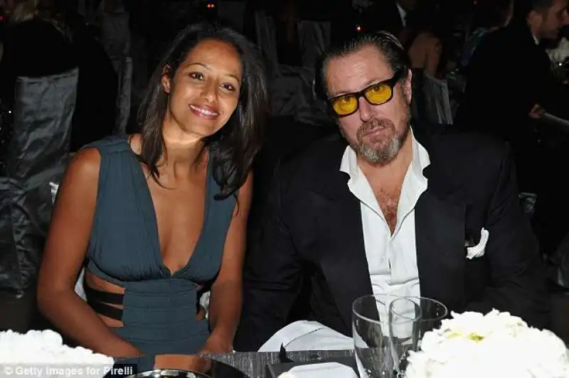 Rula Jebreal e l'ex marito Schnabel 