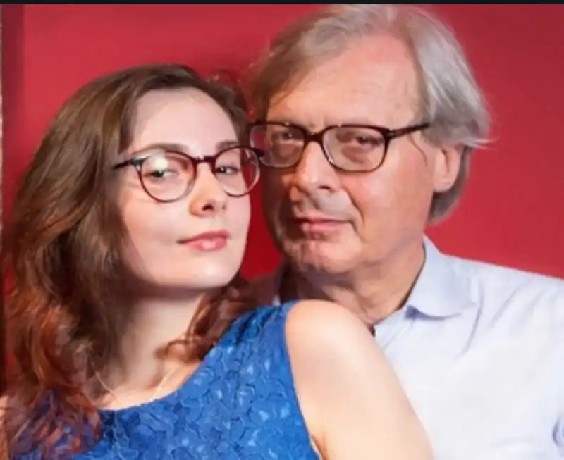 sgarbi e la figlia alba