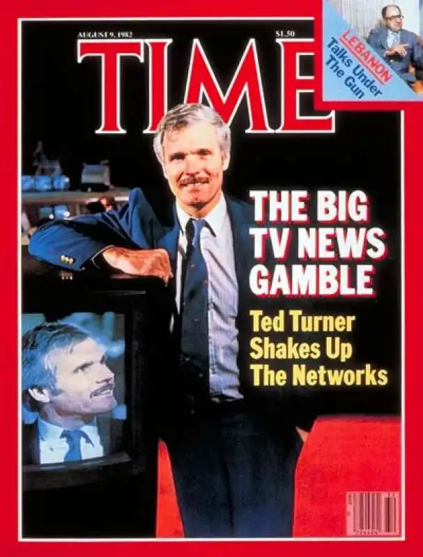 ted turner copertina time