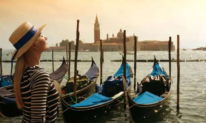 turista russa a venezia