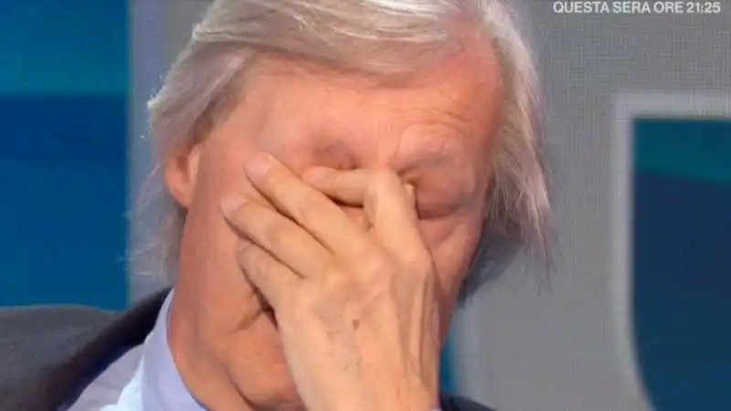 VITTORIO SGARBI SI COMMUOVE