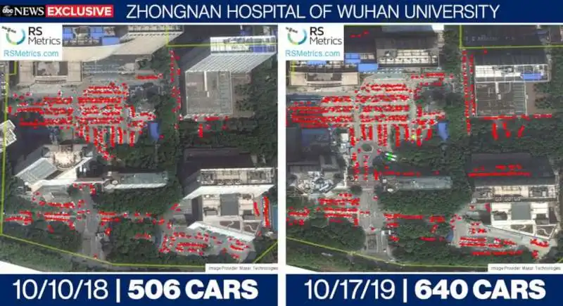 zhongnan hospital wuhan   10 ottobre 2018 vs 17 ottobre 2019