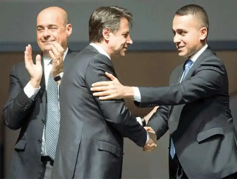 ZINGARETTI - CONTE - DI MAIO