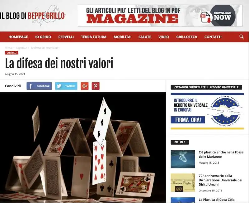 ARTICOLO DI ANDREA ZHOK SUL BLOG DI BEPPE GRILLO