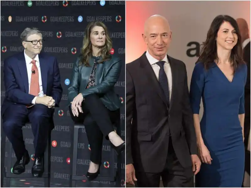 bill e melinda gates e mackenzie scott e jeff bezos 1