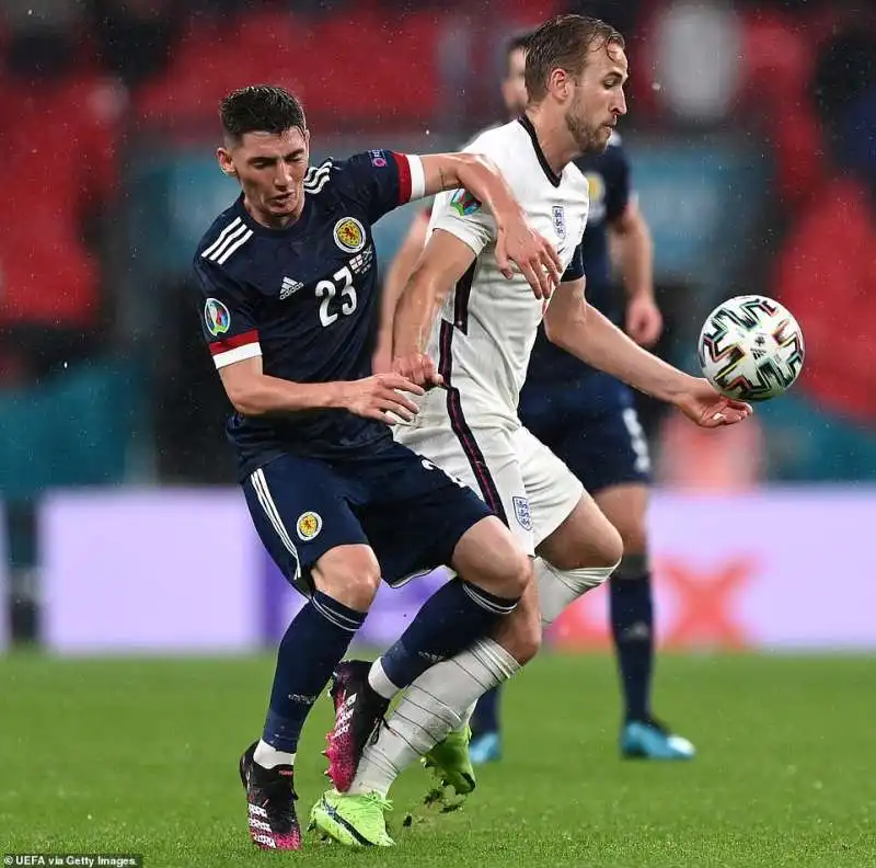 Billy Gilmour e Harry Kane