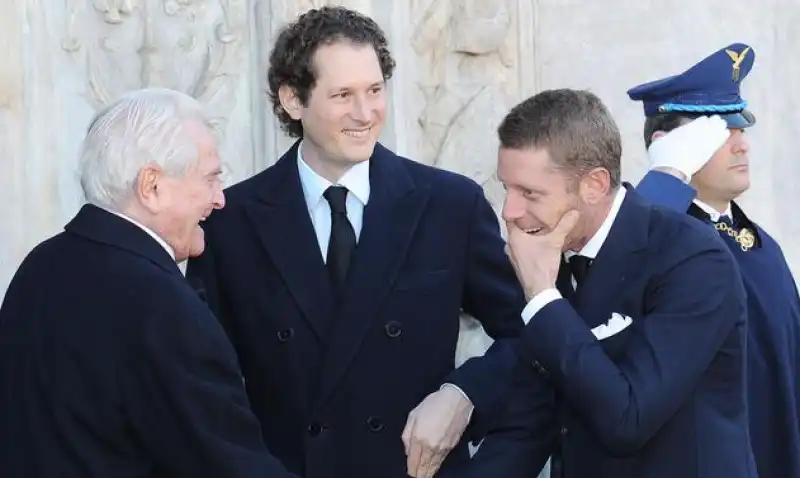 boniperti con lapo e jaki elkann