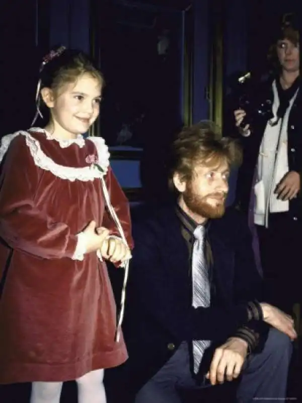 drew barrymore  e il padre