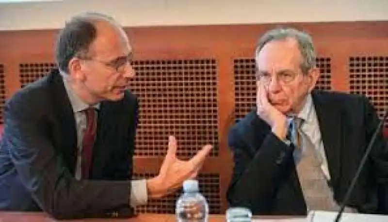 enrico letta piercarlo padoan 